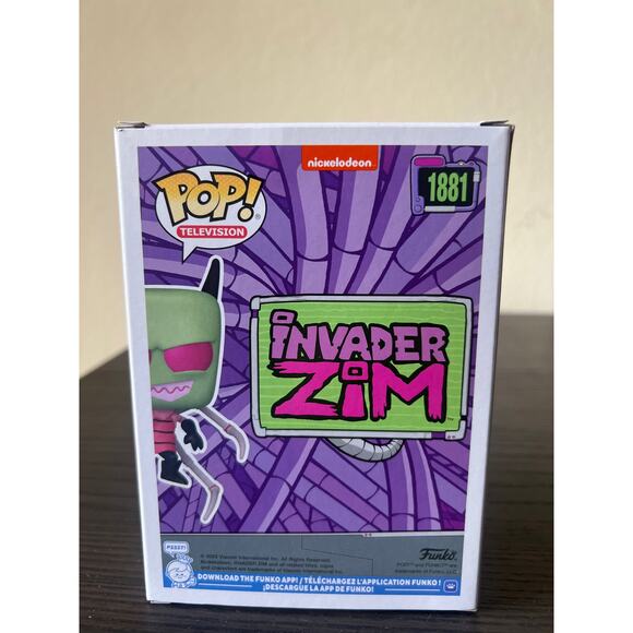 LIMITED EDITION Invader Zim Funko Pop #1881 Television Nick Animation Cartoon - Picture 3 of 5